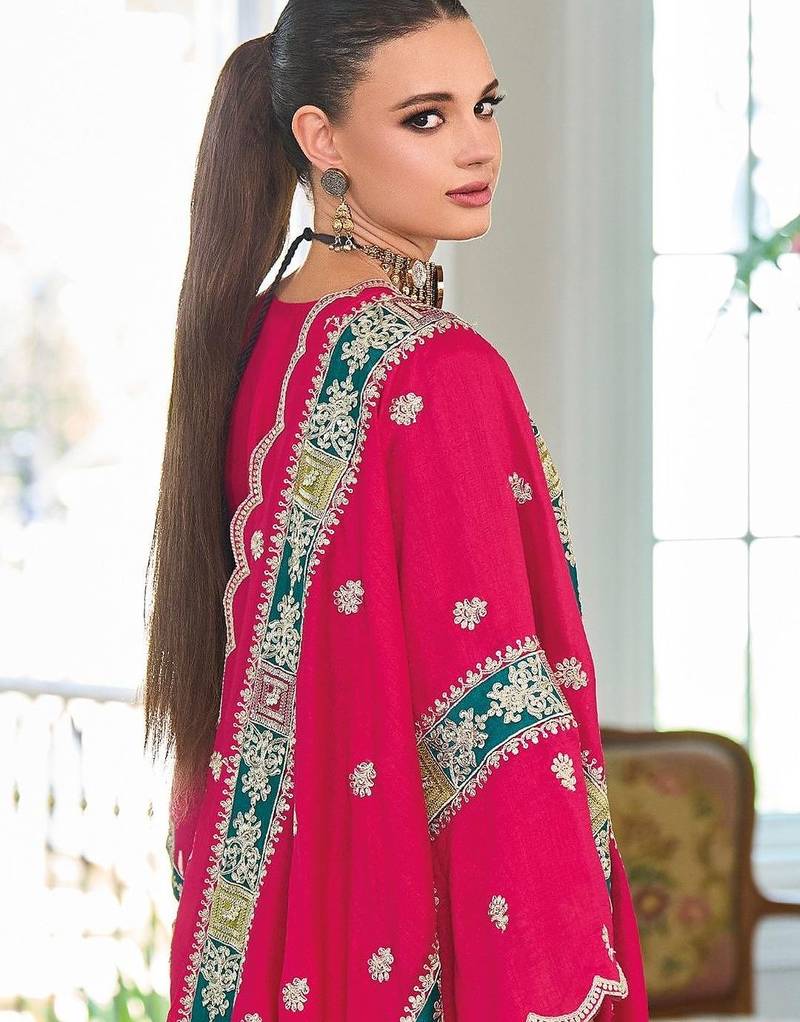 Women Ethnic Motifs Embroidered Kurta with Trousers & Dupatta