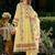 Floral Embroidered Thread Work Pure Cotton Kurta With Trousers & Dupatta