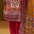 Ethnic Motifs Printed Thread Work Straight Kurta With Trousers & Dupatta
