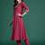 Floral Pleated Sequinned Pure Cotton Kurta with Trousers & With Dupatta