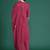 Floral Pleated Sequinned Pure Cotton Kurta with Trousers & With Dupatta