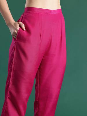 Women Ethnic Motifs Woven Design Kurta with Trousers & With Dupatta 3