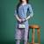 Floral Printed Regular Sequinned Pure Cotton Kurta with Trousers