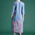 Floral Printed Regular Sequinned Pure Cotton Kurta with Trousers
