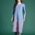 Floral Printed Regular Sequinned Pure Cotton Kurta with Trousers
