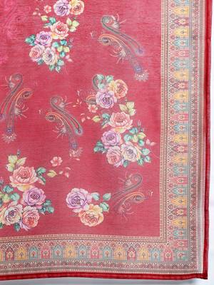 Ethnic Motifs Embroidered Regular Kurta with Trousers & Dupatta 4