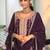 Women Ethnic Motifs Embroidered Regular Mirror Work Kurta with Palazzos & With Dupatta
