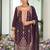 Women Ethnic Motifs Embroidered Regular Mirror Work Kurta with Palazzos & With Dupatta