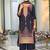 Floral Embroidered Round Neck Sequinned Straight Kurta With Palazzos & Dupatta
