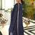 Floral Embroidered Round Neck Sequinned Straight Kurta With Palazzos & Dupatta