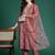 Ethnic Motifs Embroidered Sequinned Kurta with Trousers & With Dupatta