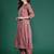 Ethnic Motifs Embroidered Sequinned Kurta with Trousers & With Dupatta