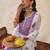 Women Floral Embroidered Regular Thread Work Kurta with Trousers & With Dupatta