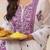 Women Floral Embroidered Regular Thread Work Kurta with Trousers & With Dupatta