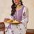 Women Floral Embroidered Regular Thread Work Kurta with Trousers & With Dupatta