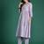 Floral Printed Pleated Pure Cotton Kurta With Trousers & Dupatta