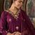 Floral Embroidered Thread Work Kurta With Trousers And Dupatta