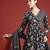 Floral Printed Angrakha Gotta Patti Pure Cotton Kurta Set & Dupatta