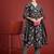 Floral Printed Angrakha Gotta Patti Pure Cotton Kurta Set & Dupatta