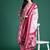Printed Empire Mirror Work Pure Cotton Kurta With Trousers & Dupatta