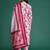 Printed Empire Mirror Work Pure Cotton Kurta With Trousers & Dupatta