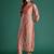 Floral Embroidered Thread Work Kurta with Trousers