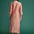 Floral Embroidered Thread Work Kurta with Trousers