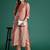 Floral Embroidered Thread Work Kurta with Trousers