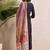 Women Ethnic Motifs Embroidered Regular Liva Kurta with Trousers & With Dupatta