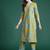 Floral Printed Pleated Kurta with Trousers