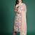 Women Floral Printed Thread Work Pure Cotton Kurta With Trousers & Dupatta