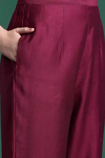 Women Embroidered Straight Kurta Set