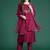 Women Embroidered Straight Kurta Set