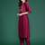 Women Embroidered Straight Kurta Set