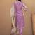 Women Floral Embroidered Regular Thread Work Kurta with Trousers & With Dupatta
