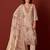 Women Floral Embroidered Linen Kurta with Trousers & Dupatta