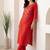 Women Ethnic Motifs Embroidered Regular Mirror Work Kurta with Trousers