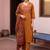 Women Ethnic Motifs Printed Regular Pure Cotton Kurta with Trousers & With Dupatta