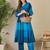 Women Colourblocked V-Neck A-Line Kurta with Trouser