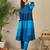 Women Colourblocked V-Neck A-Line Kurta with Trouser