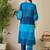 Women Colourblocked V-Neck A-Line Kurta with Trouser