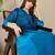 Women Colourblocked V-Neck A-Line Kurta with Trouser