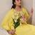 Women Floral Embroidered Cotton Kurta with Trousers & Dupatta