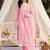 Women Floral Embroidered Regular Thread Work Kurta with Trousers & With Dupatta