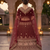 mahroo wedding designer lehanga chuni set dress 