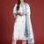 Floral Embroidered Thread Work Pure Cotton Kurta with Trousers & With Dupatta