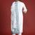 Floral Embroidered Thread Work Pure Cotton Kurta with Trousers & With Dupatta