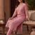 Women Floral Embroidered Regular Thread Work Kurta with Trousers