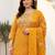 Plus Size Thread Work Pure Cotton Kurta with Trousers & With Dupatta