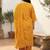 Plus Size Thread Work Pure Cotton Kurta with Trousers & With Dupatta